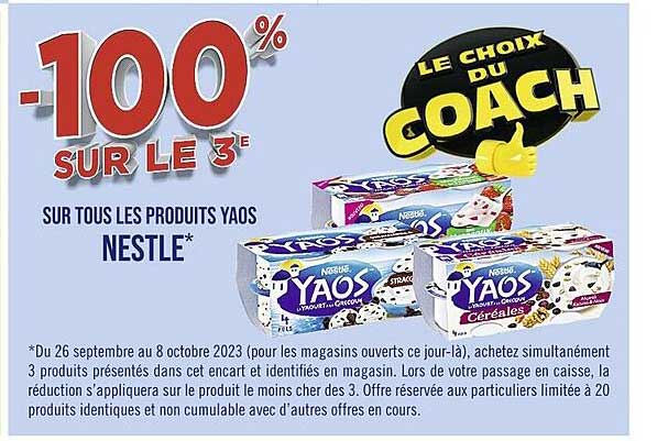Les Produits Yaos Nestlé