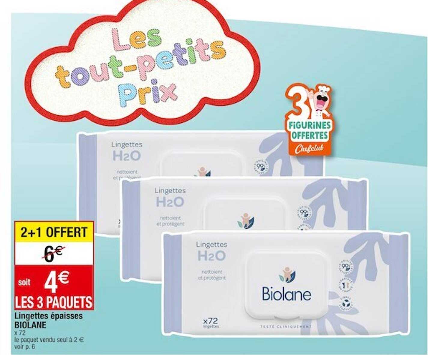 lingettes épaisses biolane