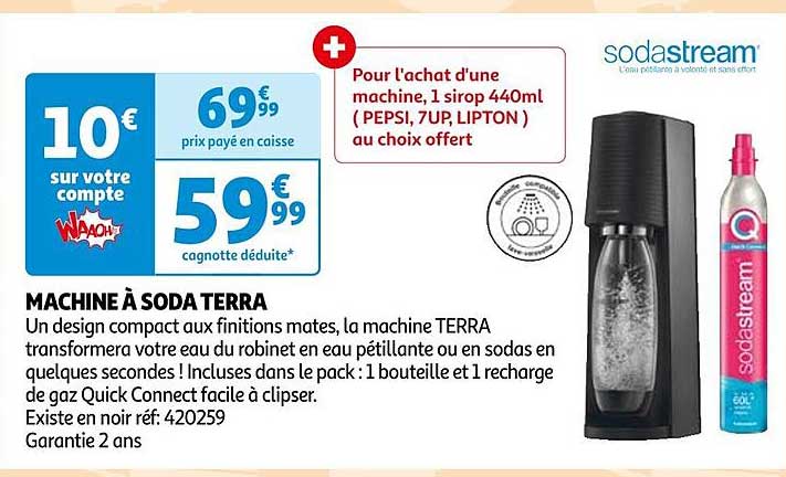 Machine à Soda Terra Sodastream