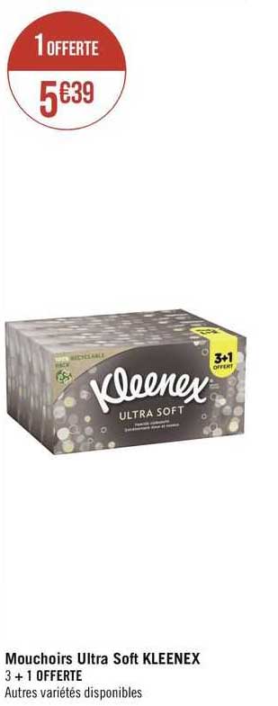 Mouchoirs Ultra Soft Kleenex
