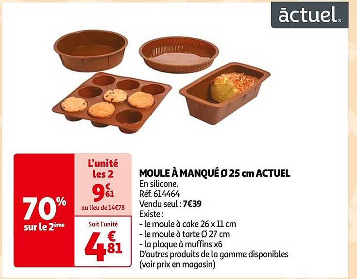 moule à manqué ø 25 cm actuel