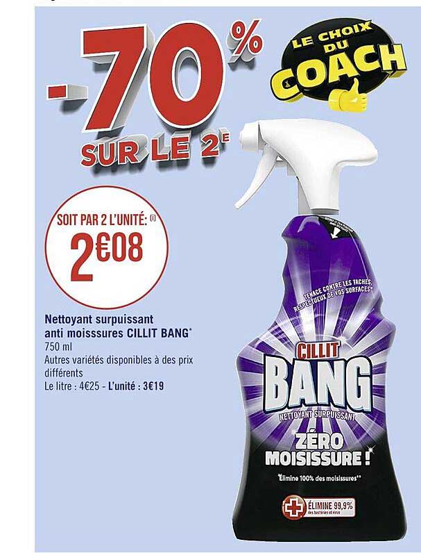 nettoyant surpuissant anti moisissures cillit bang