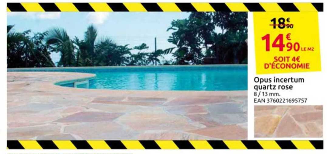 opus incertum quartz rose