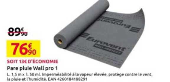 pare pluie wall pro 1