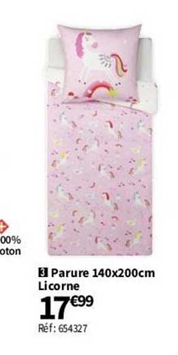 Parure 140 X 200 Cm Licorne