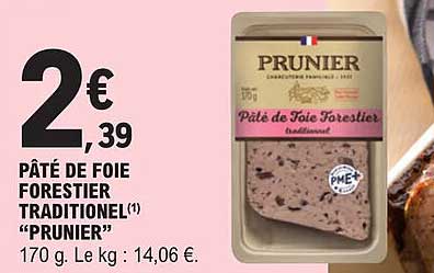 pâté de foie forestier traditionel "prunier"