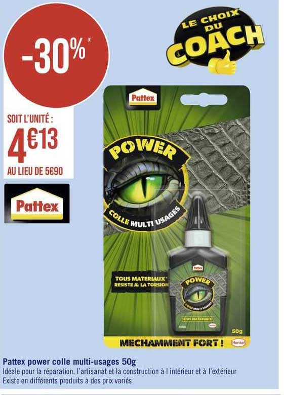 pattex power colle multi-usages 50g