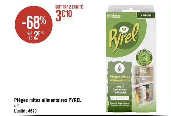 pièges mites alimentaires pyrel