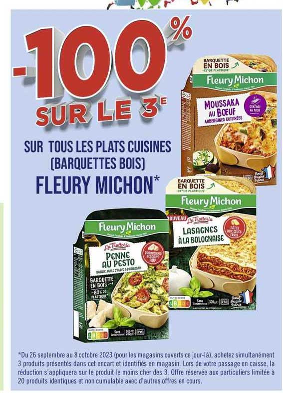 plats cuisines fleury michon