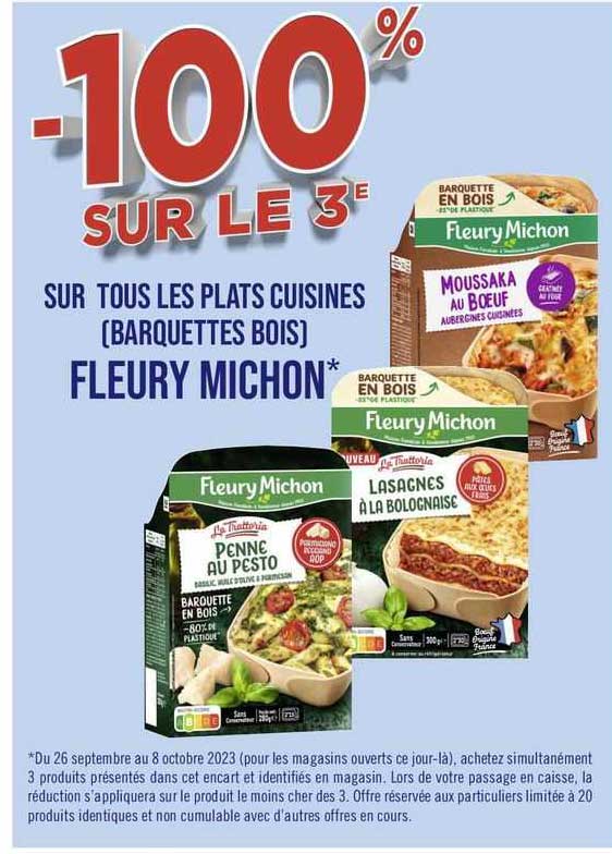 plats cuisinés fleury michon