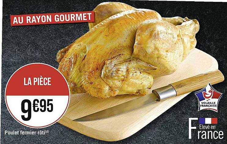 Poulet Fermier Rôti