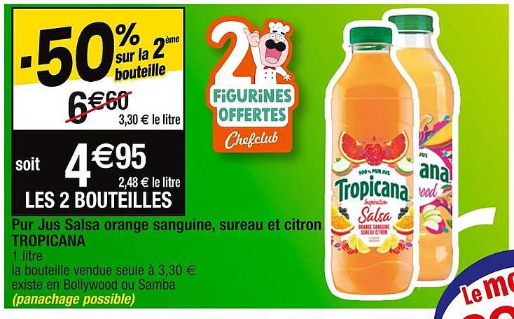 pur jus salsa orange sanguine, sureau et citron tropicana
