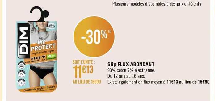 slip flux abondant dim
