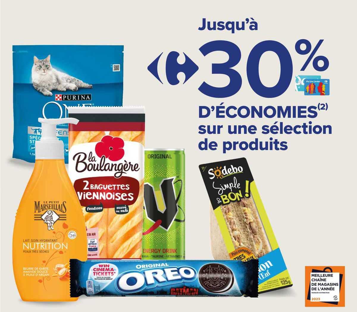 une sélection de produits