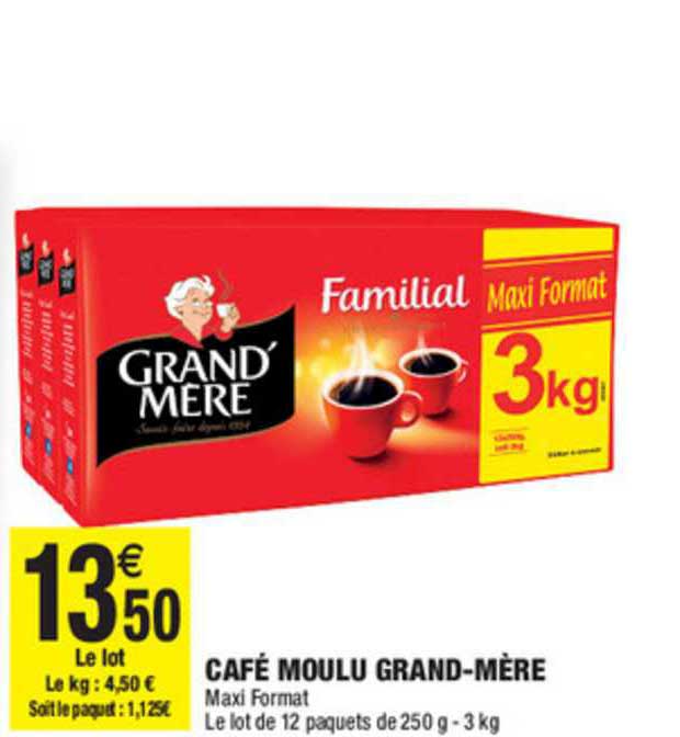 café moulu grand mère