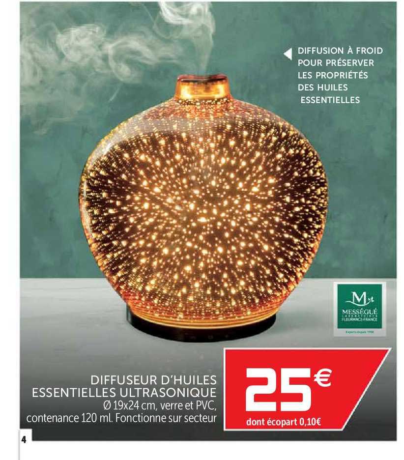 diffuseur d'huiles essentielles ultrasonique