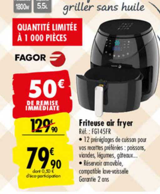 friteuse air fryer fagor