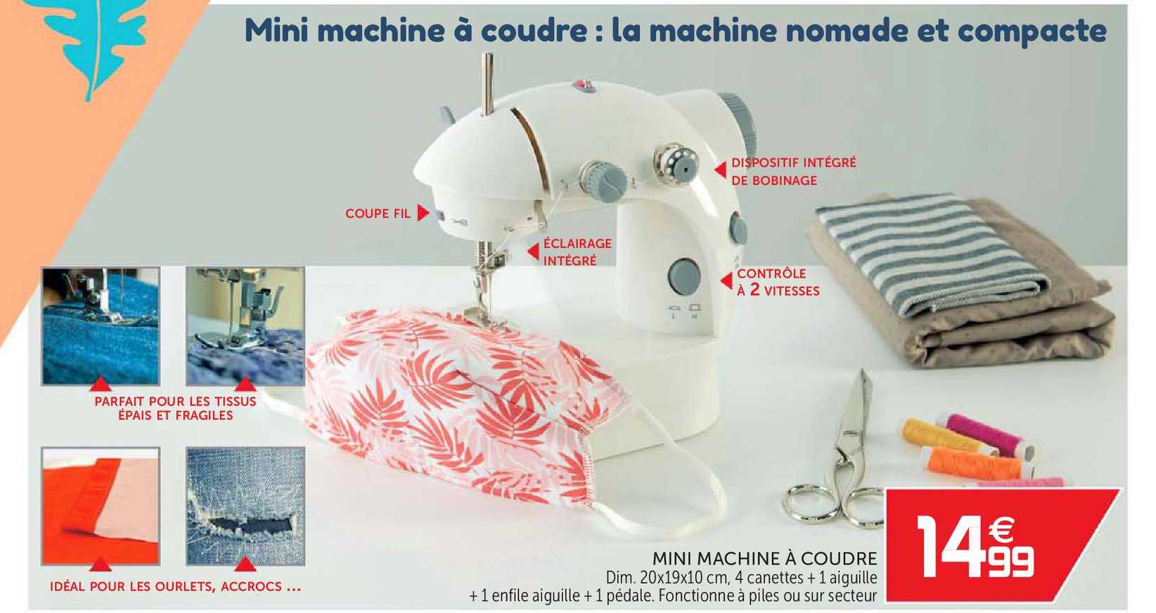 mini machine à coudre
