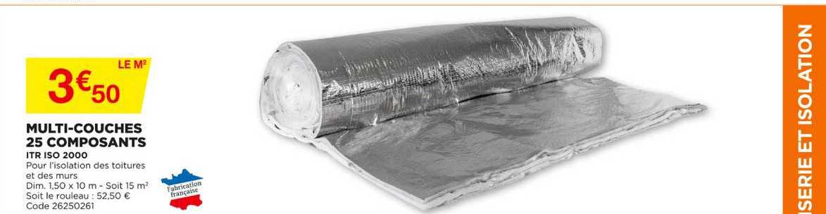 mulit couches 25 composants