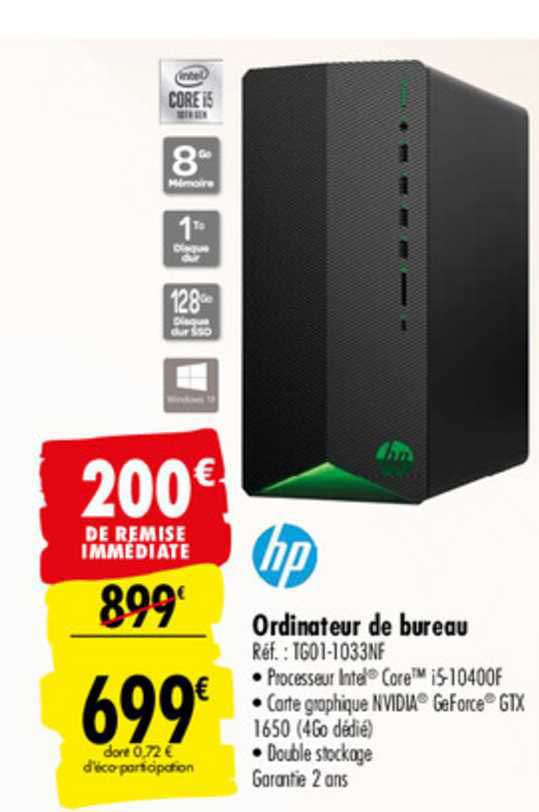Ordinateur De Bureau Hp