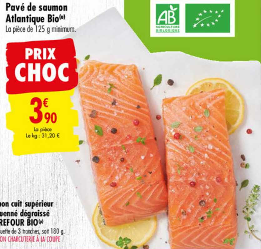 Pavé De Saumon Atlantique Bio
