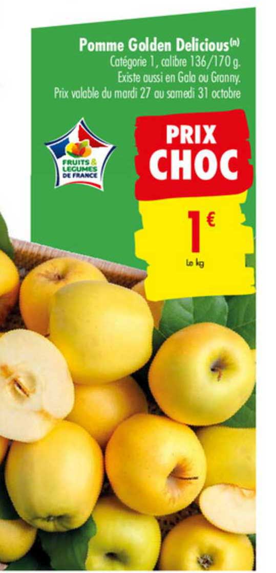 pomme golden delicious