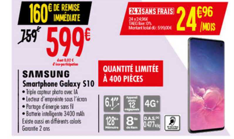 smartphone galaxy s10 samsung