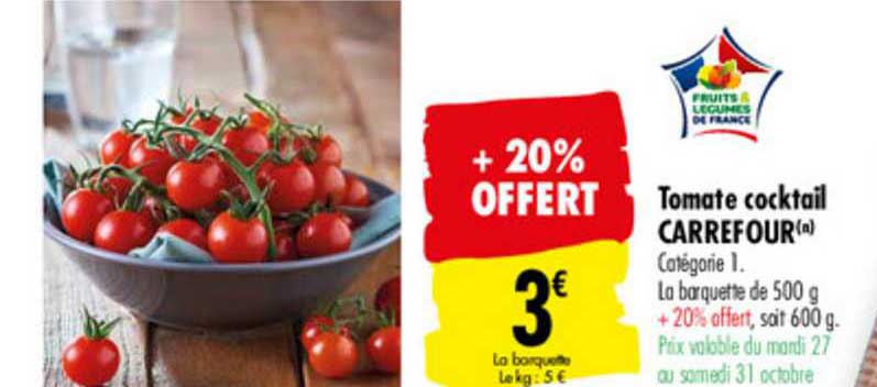 Tomate Cocktail Carrefour