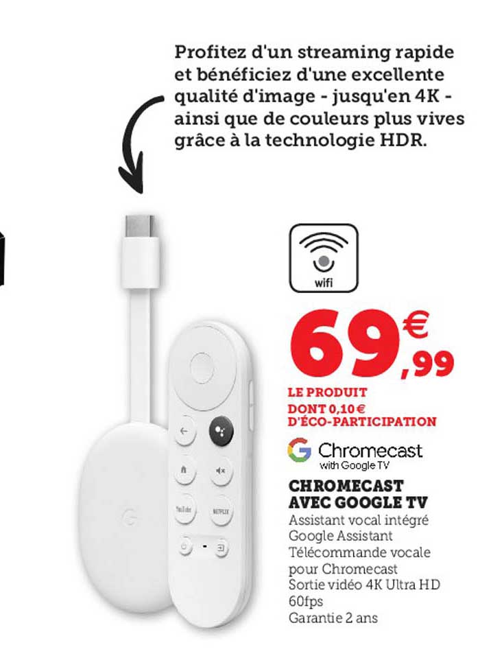 Chromecast Avec Google Tv