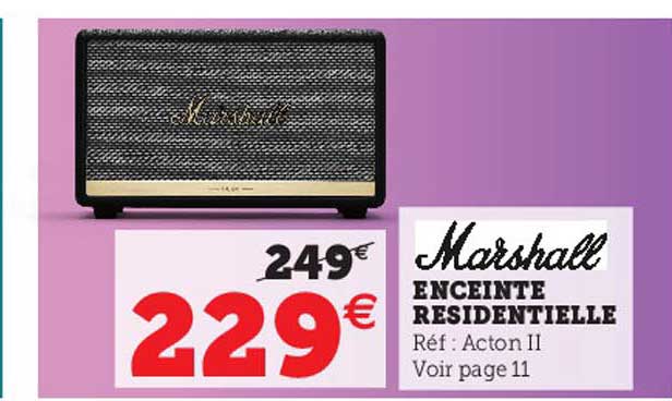 enceinte résidentielle marshall