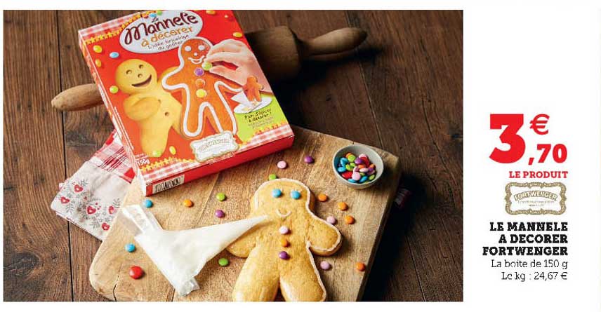 la mannele à décorer fortwenger