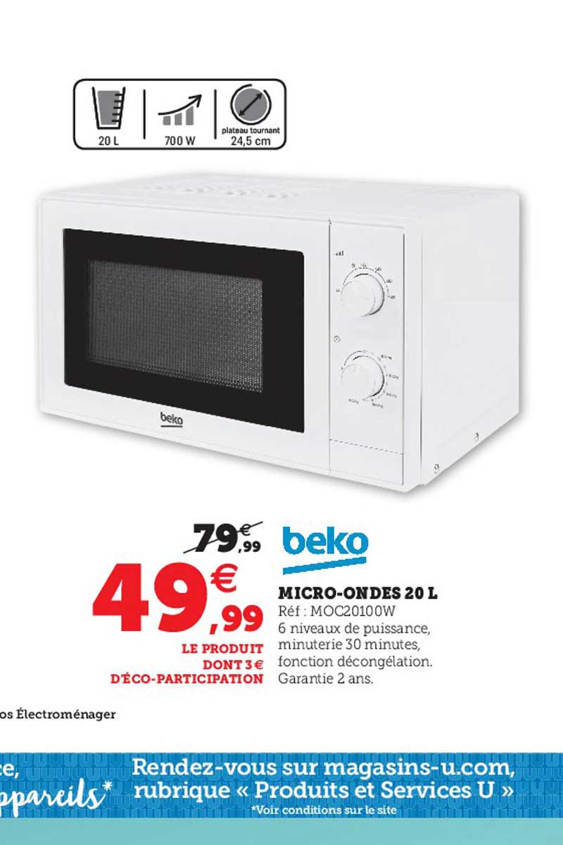 micro-ondes 20 l beko