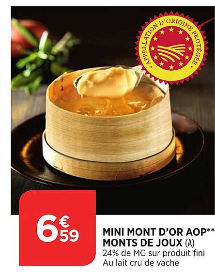 mini mont d'or aop monts de joux