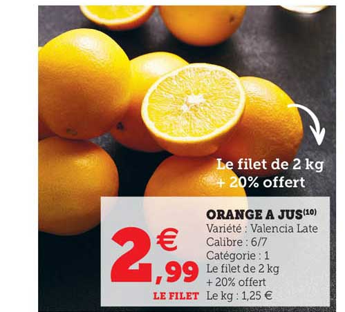 orange à jus valencia late