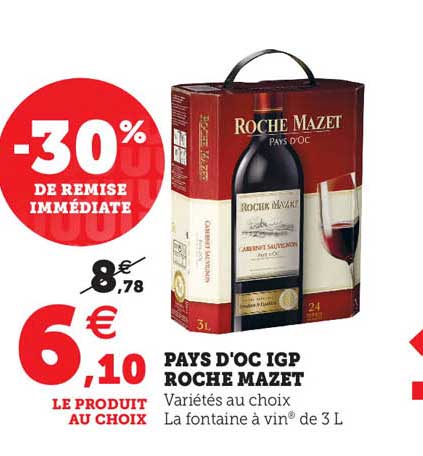 pays d'oc igp roche mazet