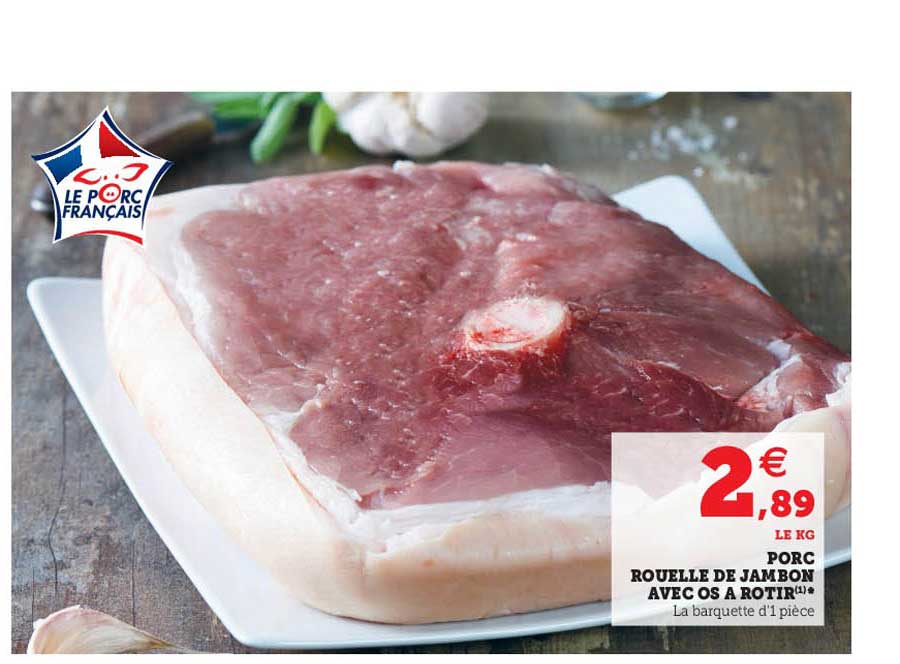 Porc Rouelle De Jambon Avec Os à Rôtir