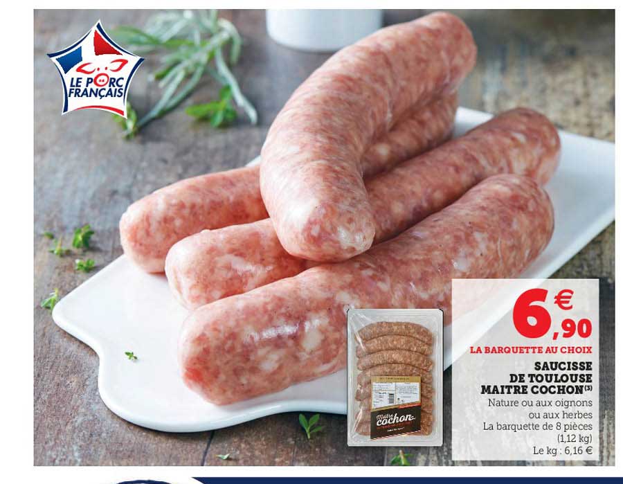 saucisse de toulouse maître cochon