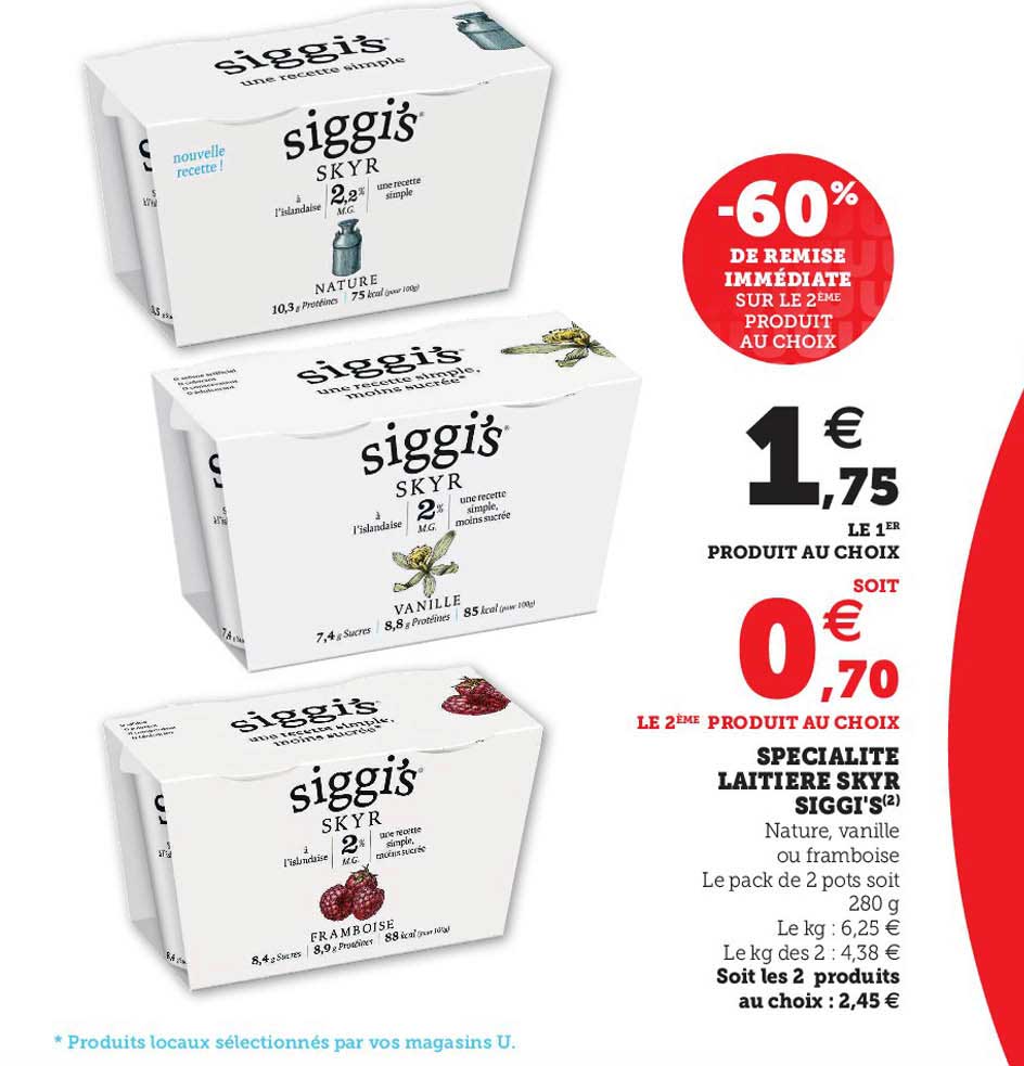 Spécialité Laitière Skyr Siggi's
