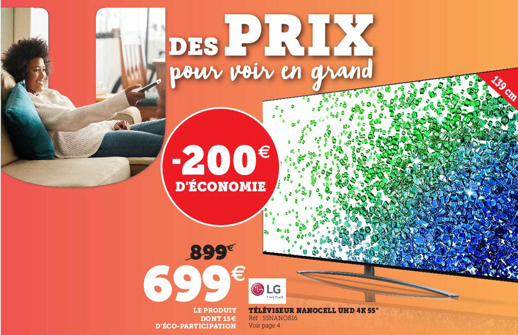 Téléviseur Nanocell Uhd 4k 55" Lg