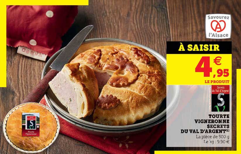 tourte vigneronne secrets du val d'argent