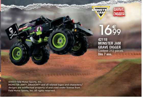 42118 monster jam grave digger