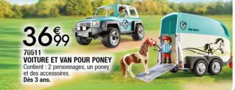 70511 voiture et van pour poney