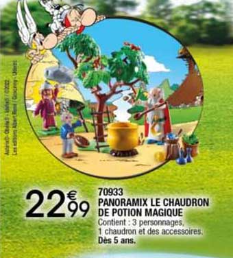 70933 panoramix le chaudron de potion magique
