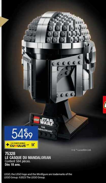 75328 Le Casque Du Mandalorian Lego Star Wars