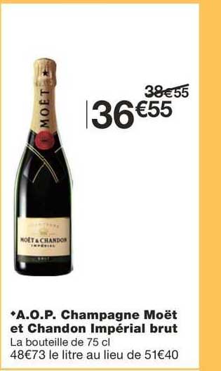 a.o.p. champagne moët et chandon impérial brut