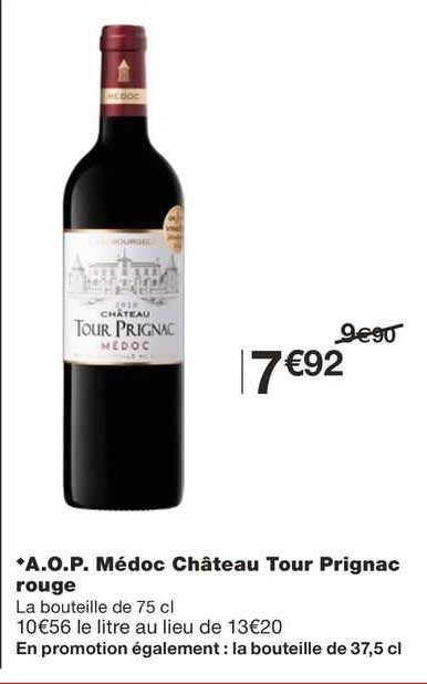 a.o.p. médoc château tour prignac rouge