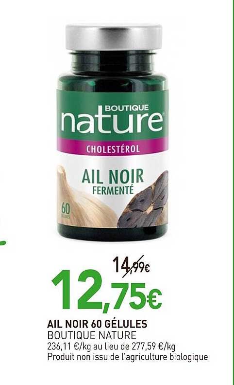 ail noir 60 gélules boutique nature