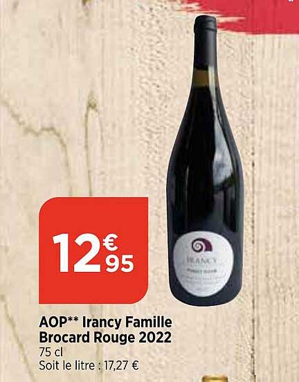 aop irancy famille brocard rouge 2022