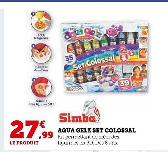 aqua gelz set colossal simba