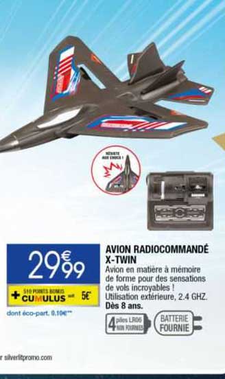avion radiocommandé x-twin